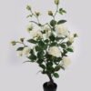 Artificial Tree 35*35*68cm White Rose in PP pot GS-64223010R-W1 2025May YeahFlower is one of Chinese leading OEM manufacturers and exporters , supplying the silk flowers, wholesale artificial trees