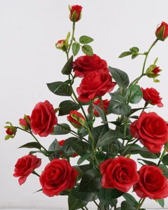 Artificial Tree 35*35*68cm White Rose in PP pot GS-64223010R 2025May YeahFlower is one of Chinese leading OEM manufacturers and exporters , supplying the silk flowers, wholesale artificial trees