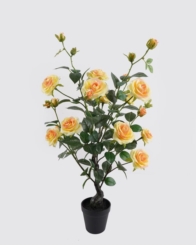 Artificial Tree White Rose in PP pot GS-64223010R_4 Artificial Tree 35*35*68cm White Rose in PP pot GS-64223010R 2025May YeahFlower is one of Chinese leading OEM manufacturers and exporters , supplying the silk flowers, wholesale artificial trees