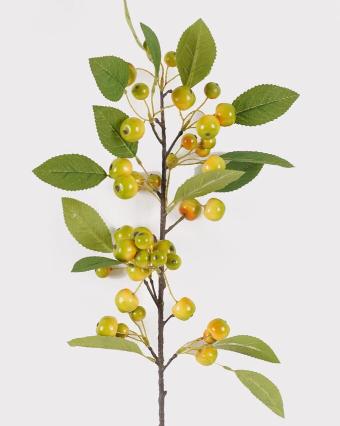 Artificial Branch fruit 18*18*90cm Crabapple single stem GS-79725012 2025SEP YeahFlower is one of Chinese leading OEM manufacturers and exporters , supplying the silk flowers, wholesale artificial trees