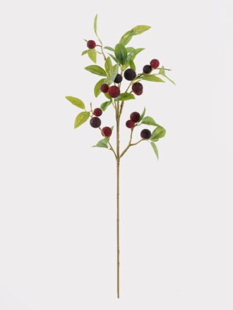 Artificial Branch fruit 24*24*90cm Waxberry single stem GS-79725010 2025SEP 3,000+ sqm showroom with thousands of artificial flowers, plants & trees ready for global sourcing.