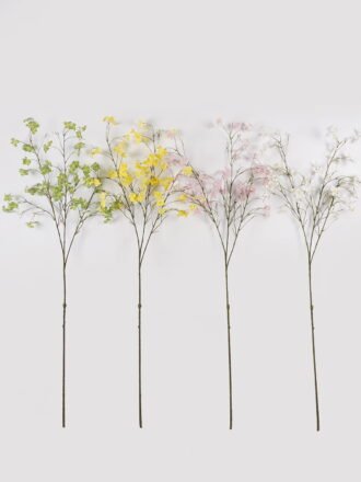 Artificial Flower 34*34*130cm Apple blossom *3 single stem GS-15425008-W1 2025JUL 3,000+ sqm showroom with thousands of artificial flowers, plants & trees ready for global sourcing.