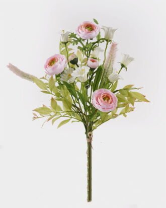 Artificial Flower 22*22*52cm BellFlower Rose *7 bouquet GS-16825009-P1 2025JUL YeahFlower is one of Chinese leading OEM manufacturers and exporters , supplying the silk flowers, wholesale artificial trees