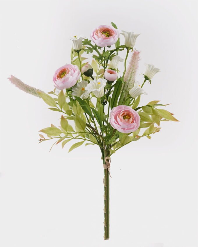 Artificial Flower 22*22*52cm BellFlower Rose *7 bouquet GS-16825009-P1 2025JUL YeahFlower is one of Chinese leading OEM manufacturers and exporters , supplying the silk flowers, wholesale artificial trees