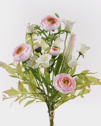 Artificial Flower 22*22*52cm BellFlower Rose *7 bouquet GS-16825009-P1 2025JUL YeahFlower is one of Chinese leading OEM manufacturers and exporters , supplying the silk flowers, wholesale artificial trees