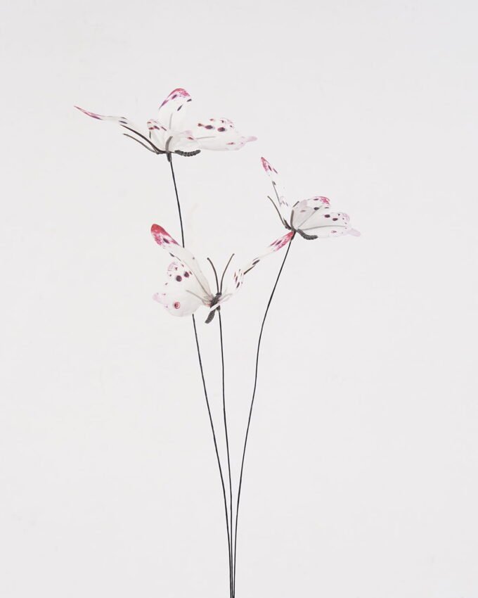 Artificial Flower 12*12*70cm Butterfly *3 single stem GS-71625006-W1 2025SEP YeahFlower is one of Chinese leading OEM manufacturers and exporters , supplying the silk flowers, wholesale artificial trees