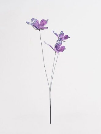 Artificial Flower 12*12*70cm Butterfly *3 single stem GS-71625006-W1 2025SEP 3,000+ sqm showroom with thousands of artificial flowers, plants & trees ready for global sourcing.