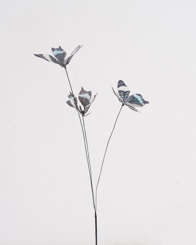 Artificial Flower 12*12*70cm Butterfly *3 single stem GS-71625006 2025SEP YeahFlower is one of Chinese leading OEM manufacturers and exporters , supplying the silk flowers, wholesale artificial trees