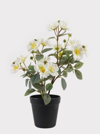 Artificial Table Plants 22*22*50cm Hanging wild flower in PP pot GS-03325028 2025JUL 3,000+ sqm showroom with thousands of artificial flowers, plants & trees ready for global sourcing.