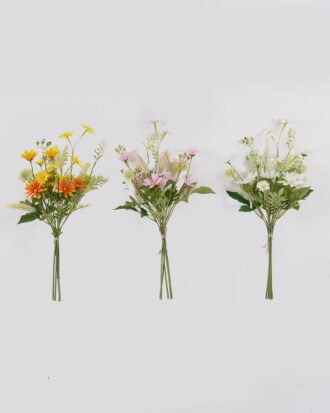 Artificial Flower 24*24*56cm Chrysanthemum African lily *5 bouquet GS-16825010 2025JUL YeahFlower is one of Chinese leading OEM manufacturers and exporters , supplying the silk flowers, wholesale artificial trees