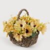 Artificial Flower 22*18*19cm Chrysanthemum in basket GS-03325044 2025JUL YeahFlower is one of Chinese leading OEM manufacturers and exporters , supplying the silk flowers, wholesale artificial trees