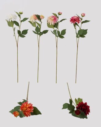 Artificial Flower 10*10*66cm Dahlia *2 single stem GS-128J25001 2025JUL YeahFlower is one of Chinese leading OEM manufacturers and exporters , supplying the silk flowers, wholesale artificial trees