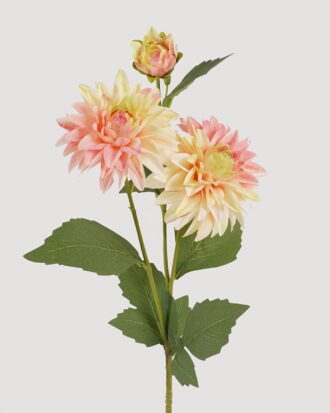 Artificial Flower 14*14*64cm Dahlia *3 single stem GS-128J25002 2025JUL YeahFlower is one of Chinese leading OEM manufacturers and exporters , supplying the silk flowers, wholesale artificial trees