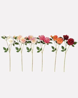 Artificial Flower 20*20*76cm Dahlia *3 single stem GS-128J25003 2025JUL YeahFlower is one of Chinese leading OEM manufacturers and exporters , supplying the silk flowers, wholesale artificial trees