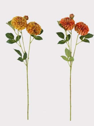 Artificial Flower 13*13*81cm Dahlia *2 single stem GS-128J25005-W1 2025JUL YeahFlower is one of Chinese leading OEM manufacturers and exporters , supplying the silk flowers, wholesale artificial trees