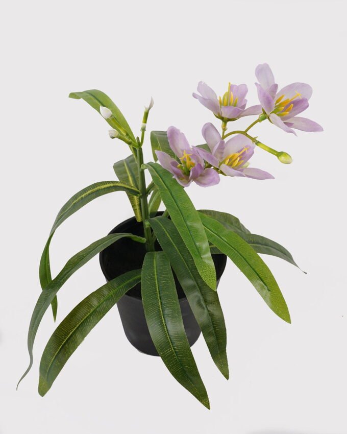 Artificial Flower 20*20*24cm Dendrobium in PP pot GS-03325010 2025JUL YeahFlower is one of Chinese leading OEM manufacturers and exporters , supplying the silk flowers, wholesale artificial trees