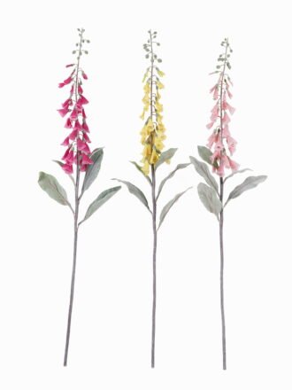 Artificial Flower 15*15*120cm Digitalis purpurea single stem GS-79825001-R1 2025SEP 3,000+ sqm showroom with thousands of artificial flowers, plants & trees ready for global sourcing.