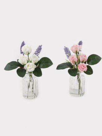 Artificial Flower 18*18*40cm Peony in  Cement GS-06925016 2025JUL 3,000+ sqm showroom with thousands of artificial flowers, plants & trees ready for global sourcing.