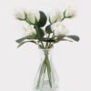 Artificial Flower 13*13*23cm Flower bud in Glass ware GS-06925018 2025JUL YeahFlower is one of Chinese leading OEM manufacturers and exporters , supplying the silk flowers, wholesale artificial trees