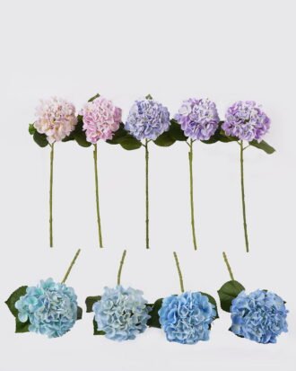 Artificial Flower 18*18*59cm Hydrangea single stem GS-14525001 2025JUL YeahFlower is one of Chinese leading OEM manufacturers and exporters , supplying the silk flowers, wholesale artificial trees