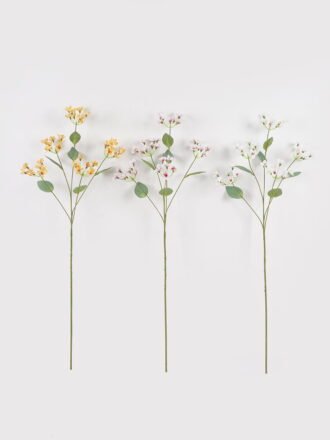 Artificial Flower 20*20*84cm Lace flower  *5 single stem GS-77525002-W1 2025SEP 3,000+ sqm showroom with thousands of artificial flowers, plants & trees ready for global sourcing.