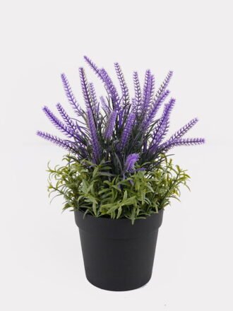 Artificial Flower 24*24*35cm  Lavender in  PP pot GS-79925007 2025SEP 3,000+ sqm showroom with thousands of artificial flowers, plants & trees ready for global sourcing.