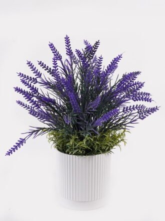 Artificial Flower 16*16*30cm Lavender in  PP pot GS-79925008 2025SEP 3,000+ sqm showroom with thousands of artificial flowers, plants & trees ready for global sourcing.