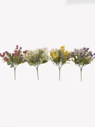 Artificial Flower 20*20*32cm Leaf *6 bush GS-52825001-W1 2025JUL 3,000+ sqm showroom with thousands of artificial flowers, plants & trees ready for global sourcing.