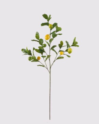 Artificial Flower 38*38*116cm Lemon branch single stem GS-14525008 2025JUL YeahFlower is one of Chinese leading OEM manufacturers and exporters , supplying the silk flowers, wholesale artificial trees