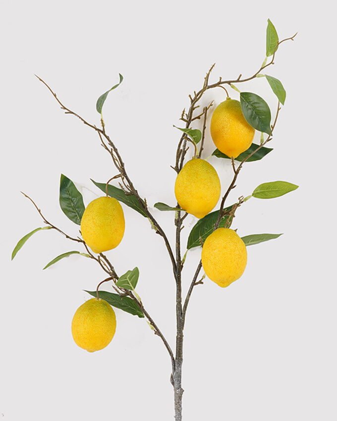 Artificial Flower 17*17*92cm Lemon single stem GS-79725001 2025SEP YeahFlower is one of Chinese leading OEM manufacturers and exporters , supplying the silk flowers, wholesale artificial trees