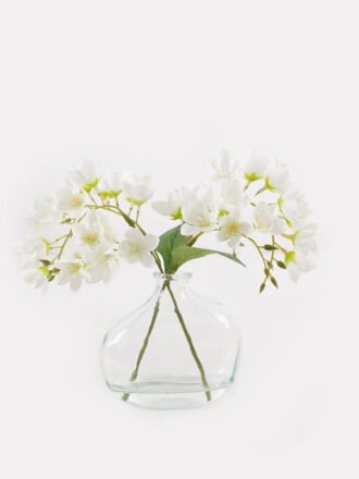 Artificial Flower 13*13*24cm Lily of the valley in Glass ware GS-06925021 2025JUL 3,000+ sqm showroom with thousands of artificial flowers, plants & trees ready for global sourcing.