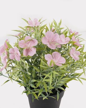 Artificial Flower 22*22*25cm Lobelia in PP pot GS-03325007 2025JUL YeahFlower is one of Chinese leading OEM manufacturers and exporters , supplying the silk flowers, wholesale artificial trees