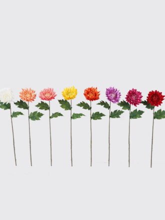 Artificial Flower 14*14*61cm Lotus chrysanthemum single stem GS-14525009-P1 2025JUL 3,000+ sqm showroom with thousands of artificial flowers, plants & trees ready for global sourcing.