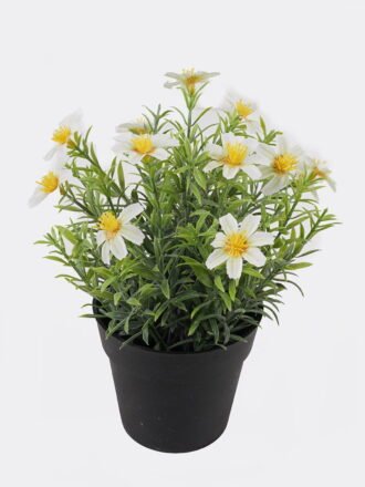 Artificial Flower 18*18*22cm Mum in PP Pot GS-03325012 2025JUL 3,000+ sqm showroom with thousands of artificial flowers, plants & trees ready for global sourcing.