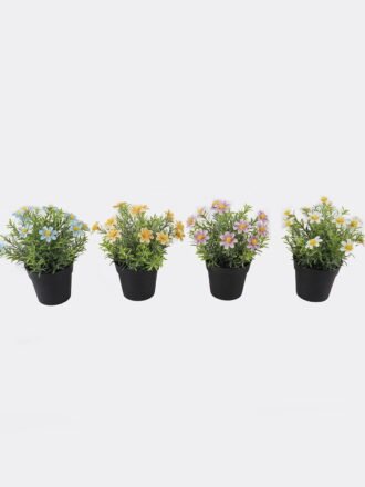 Artificial Flower 18*18*24cm Winter jasmine in PP pot GS-03325011-Z1 2025JUL 3,000+ sqm showroom with thousands of artificial flowers, plants & trees ready for global sourcing.