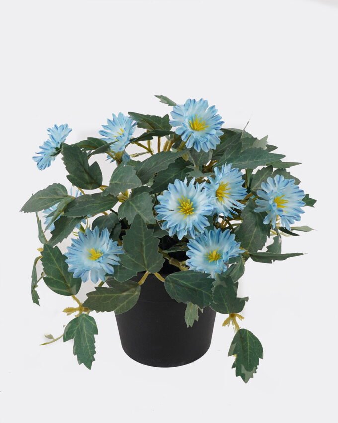 Artificial Flower 20*20*19cm Mum in PP pot GS-03325016 2025JUL YeahFlower is one of Chinese leading OEM manufacturers and exporters , supplying the silk flowers, wholesale artificial trees