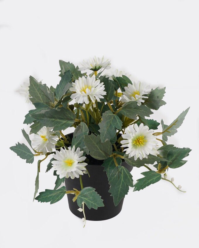 Artificial Flower 20*20*19cm Mum in PP pot GS-03325016 2025JUL YeahFlower is one of Chinese leading OEM manufacturers and exporters , supplying the silk flowers, wholesale artificial trees