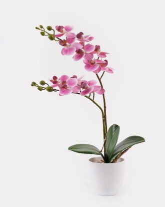 Artificial Flower 30*11*40cm Orchid in PP pot GS-03325040-P3 2025JUL YeahFlower is one of Chinese leading OEM manufacturers and exporters , supplying the silk flowers, wholesale artificial trees