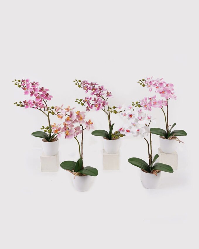 Artificial Flower 30*11*40cm Orchid in PP pot GS-03325040 2025JUL YeahFlower is one of Chinese leading OEM manufacturers and exporters , supplying the silk flowers, wholesale artificial trees