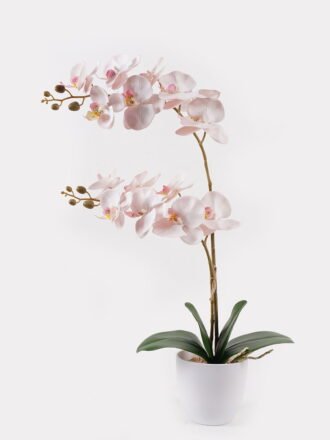 Artificial Flower 36*17*65cm Orchid in PP pot GS-03325041-W1 2025JUL 3,000+ sqm showroom with thousands of artificial flowers, plants & trees ready for global sourcing.