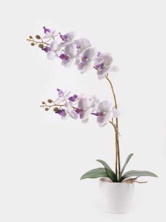 Artificial Flower 30*13*46cm Orchid in PP pot GS-03325042 2025JUL 3,000+ sqm showroom with thousands of artificial flowers, plants & trees ready for global sourcing.