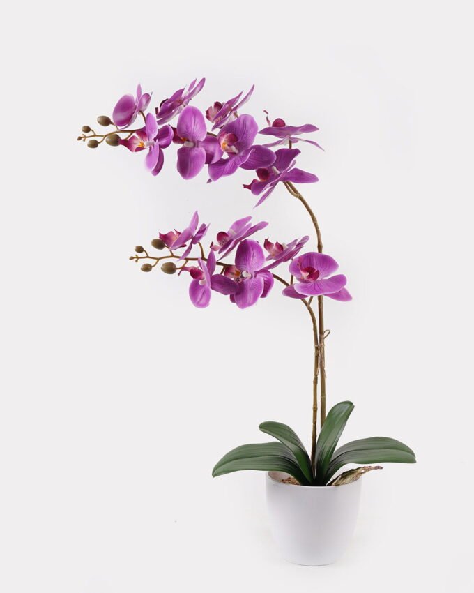 Artificial Flower 36*17*65cm Orchid in PP pot GS-03325041 2025JUL YeahFlower is one of Chinese leading OEM manufacturers and exporters , supplying the silk flowers, wholesale artificial trees