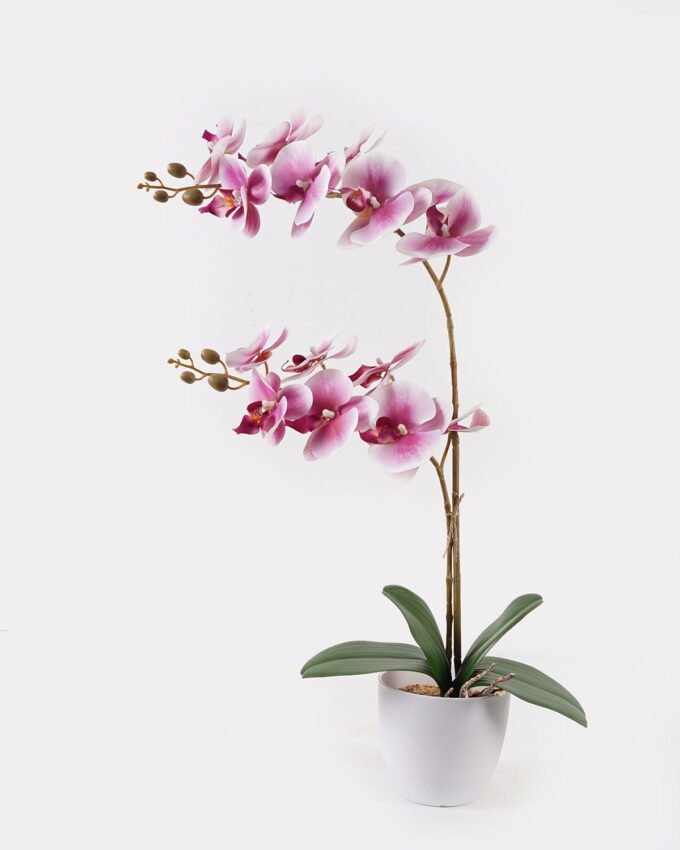 Artificial Flower 36*17*65cm Orchid in PP pot GS-03325041 2025JUL YeahFlower is one of Chinese leading OEM manufacturers and exporters , supplying the silk flowers, wholesale artificial trees