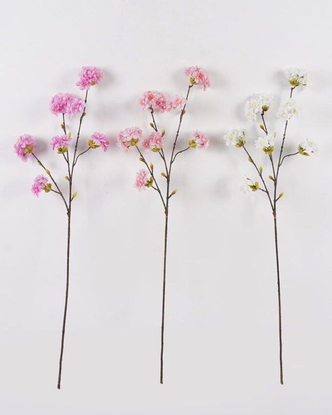 Artificial Flower 21*21*90cm Oriental cherry *3 single stem GS-15425006 2025JUL YeahFlower is one of Chinese leading OEM manufacturers and exporters , supplying the silk flowers, wholesale artificial trees