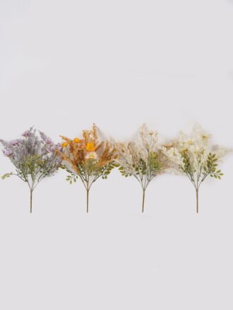 Artificial Flower 20*20*32cm Leaf *6 bush GS-52825001-W1 2025JUL 3,000+ sqm showroom with thousands of artificial flowers, plants & trees ready for global sourcing.