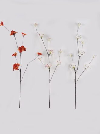 Artificial Flower 18*18*90cm Pear flower *6 single steam GS-66925002-O1 2025AUG 3,000+ sqm showroom with thousands of artificial flowers, plants & trees ready for global sourcing.