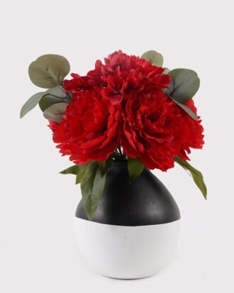 Artificial Flower 23*23*31cm Peony in ceramic pot GS-06925010 2025JUL YeahFlower is one of Chinese leading OEM manufacturers and exporters , supplying the silk flowers, wholesale artificial trees