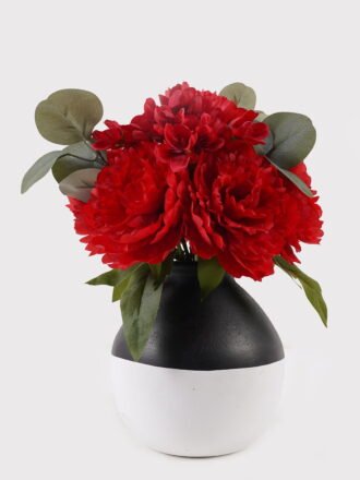 Artificial Flower 30*30*35cm Cypress Leaf in ceramic pot GS-06925009 2025JUL 3,000+ sqm showroom with thousands of artificial flowers, plants & trees ready for global sourcing.