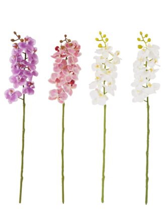 Artificial Flower 9*9*57cm Phalaenopsis aphrodite single stem GS-79825006-W2 2025SEP 3,000+ sqm showroom with thousands of artificial flowers, plants & trees ready for global sourcing.