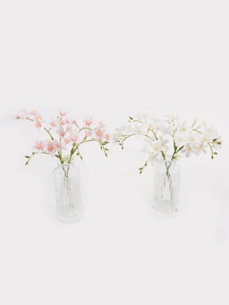Artificial Flower 13*13*23cm chrysanthemum in Glass ware GS-06925026 2025JUL 3,000+ sqm showroom with thousands of artificial flowers, plants & trees ready for global sourcing.